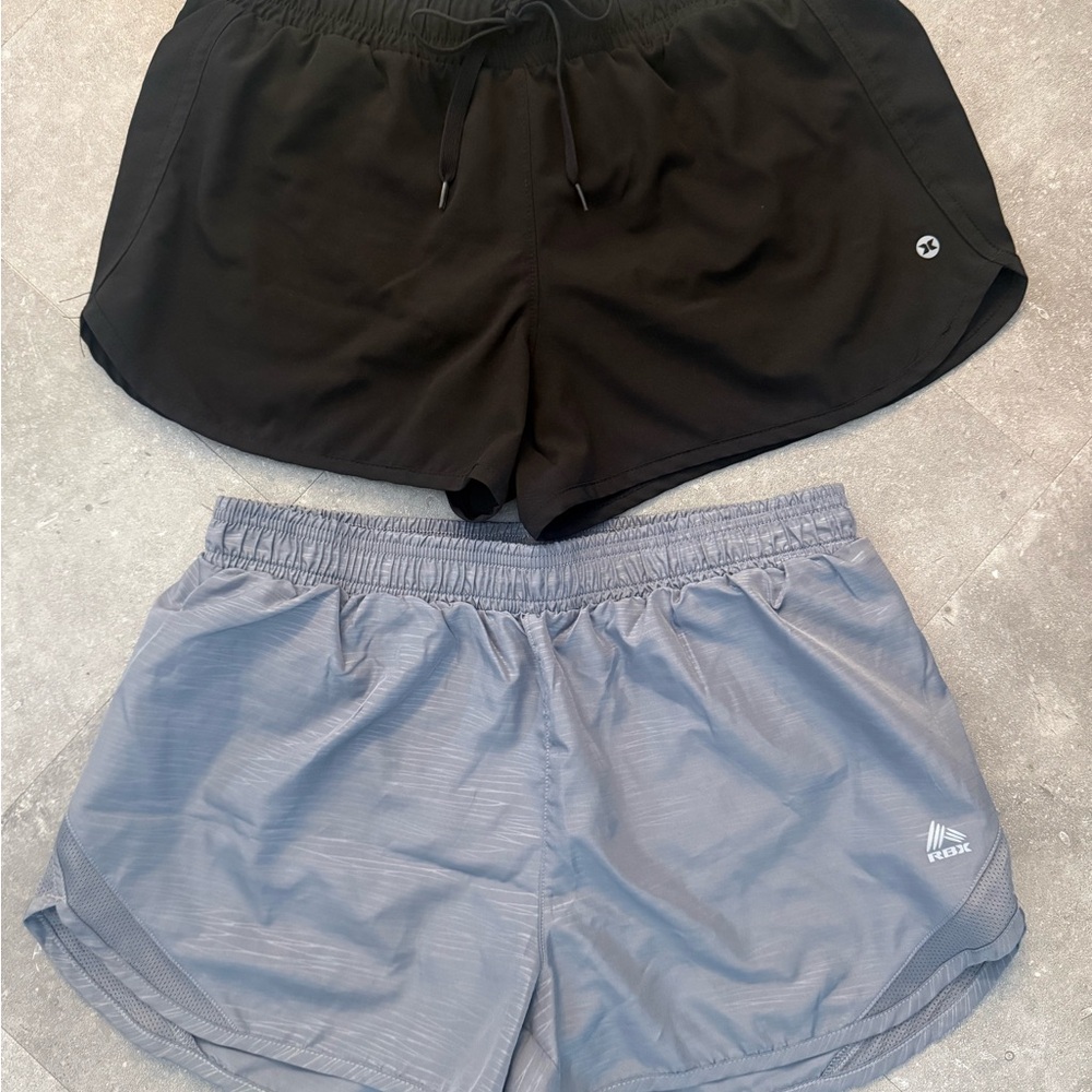 RBX Performance Gray & Black Shorts Set Size Medium